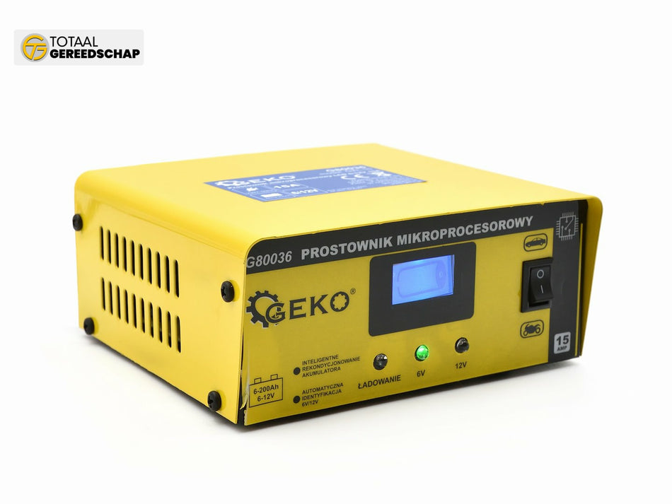 Battery charger 6/12V 15A