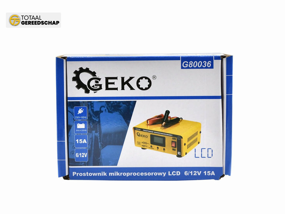 Battery charger 6/12V 15A