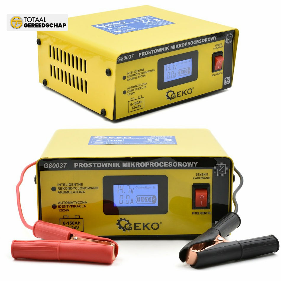 Battery charger LCD 12/24V