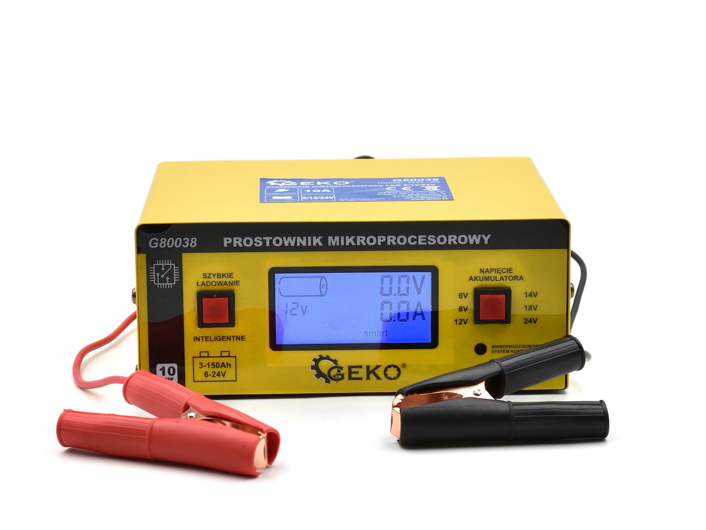 Acculader LCD 6/12/24V
