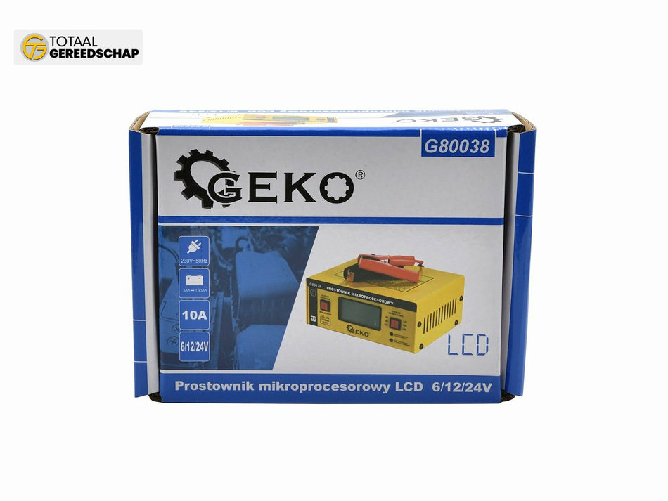 Battery charger LCD 6/12/24V