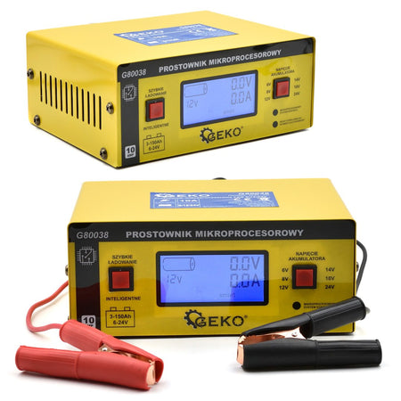 Acculader LCD 6/12/24V