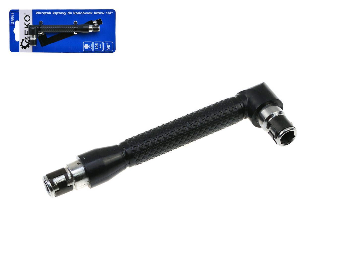 Bitboor haakse adapter-schroevendraaier 1/4"