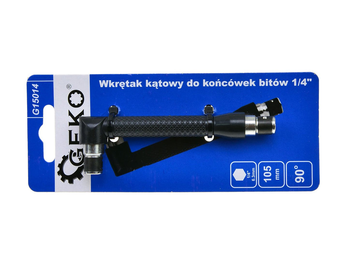 Bitboor haakse adapter-schroevendraaier 1/4"