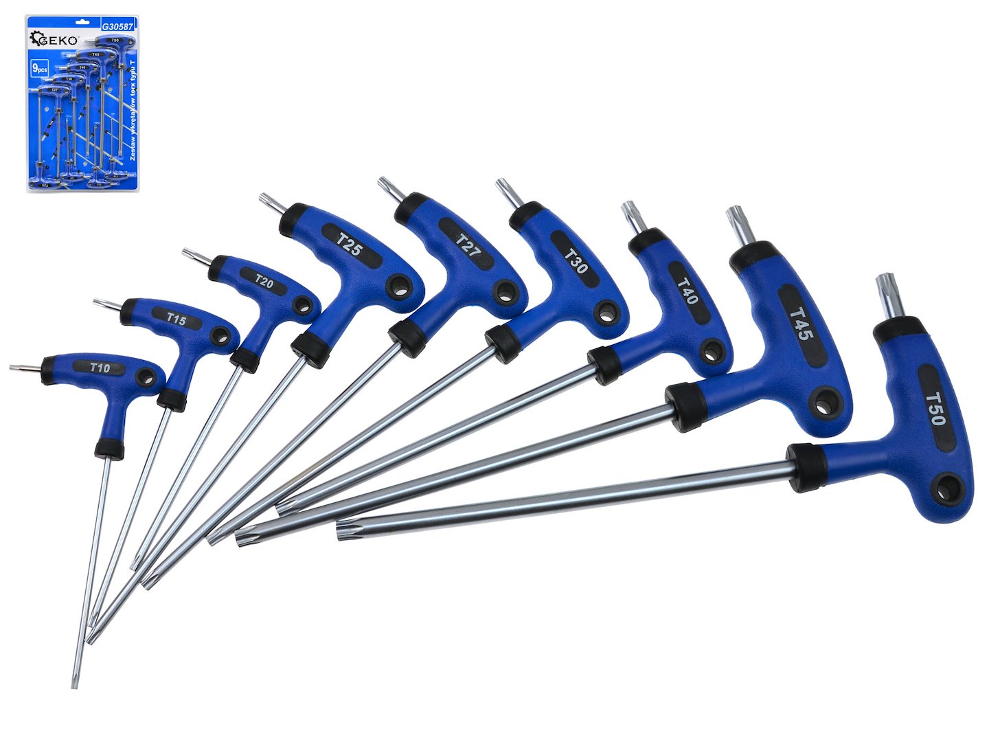 T torx 9-dlg schroevendraaiers