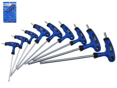 T torx 9-dlg schroevendraaiers