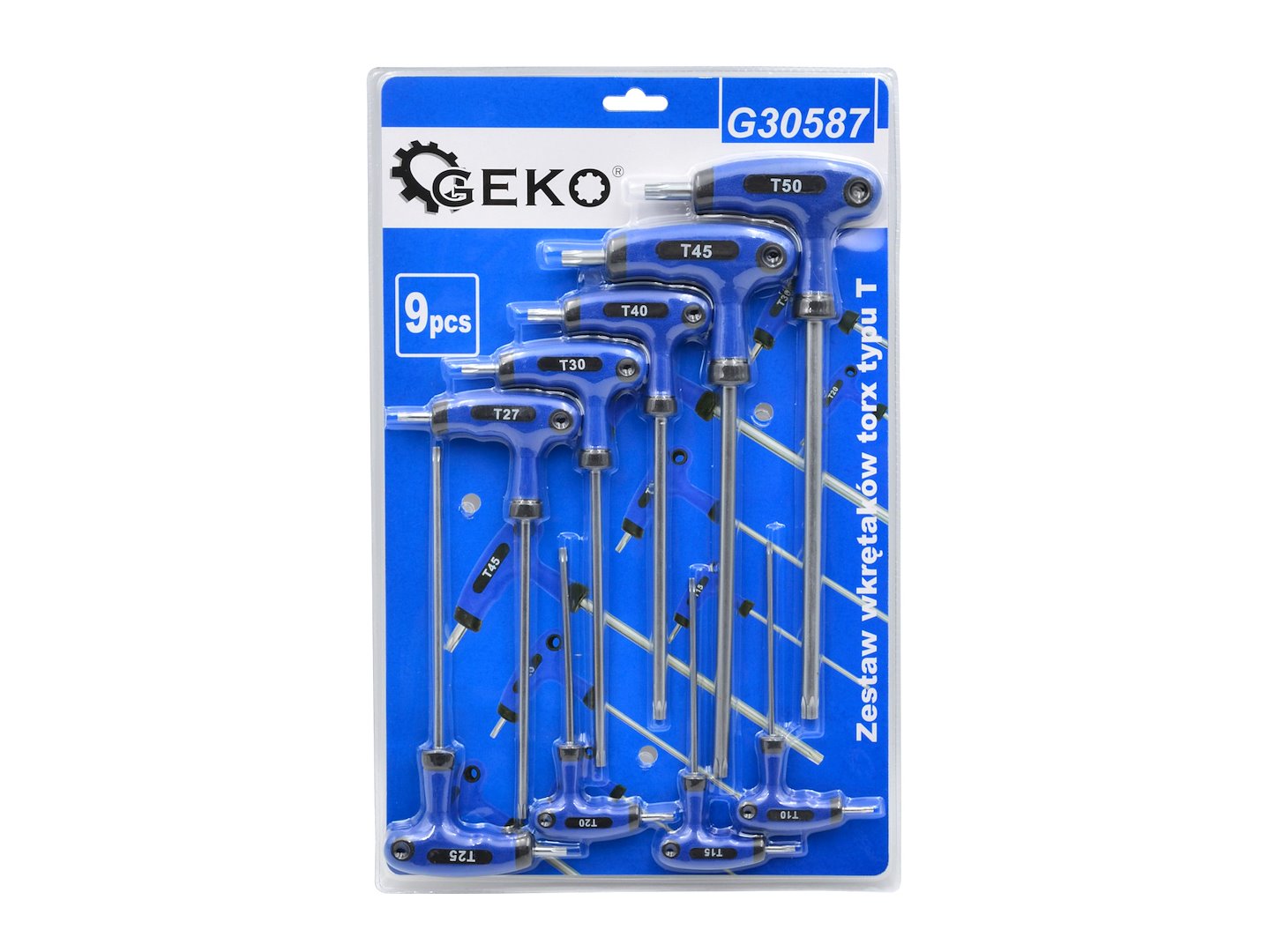 T torx 9-dlg schroevendraaiers