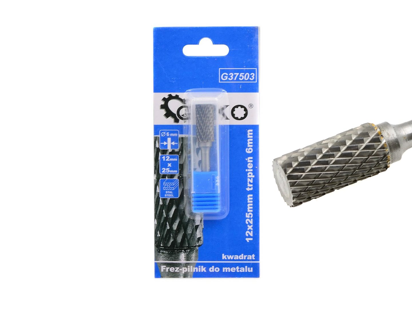 Tungstencarbide snijder 12mmx25mm 6mm (vierkante vorm)