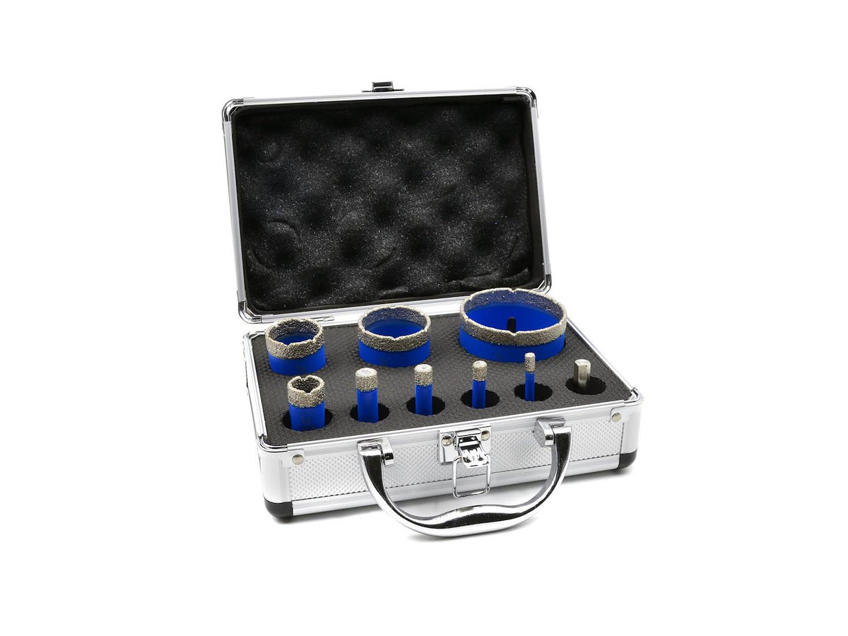 Set diamant tegelboor gatenzaag 9 stuks 6-68mm