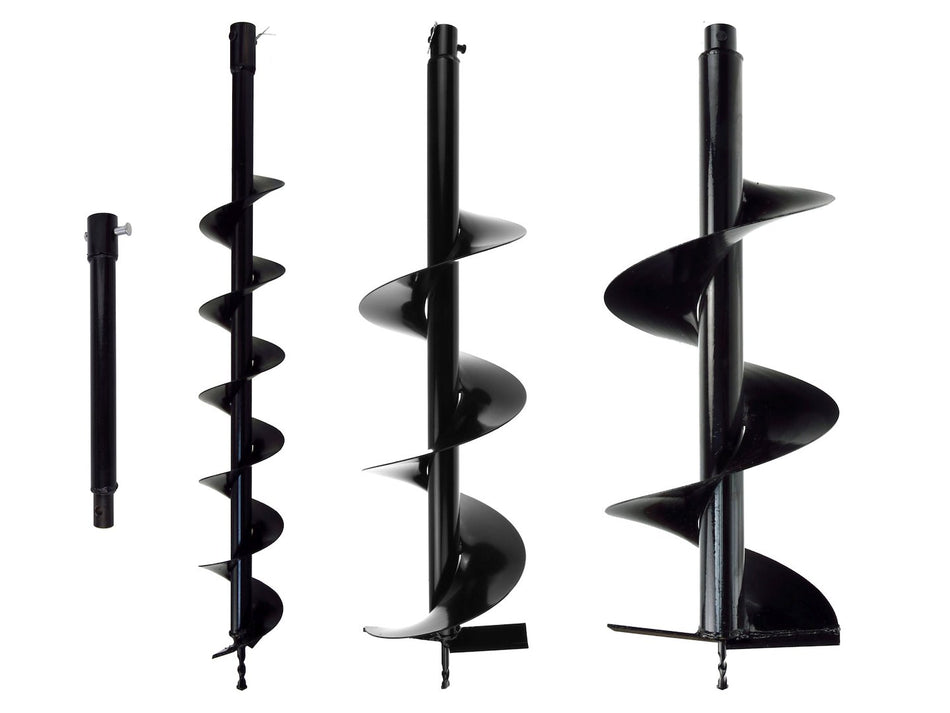 Aardboor (2 personen) + boren (10cm, 20cm, 30cm) + adapter 50cm