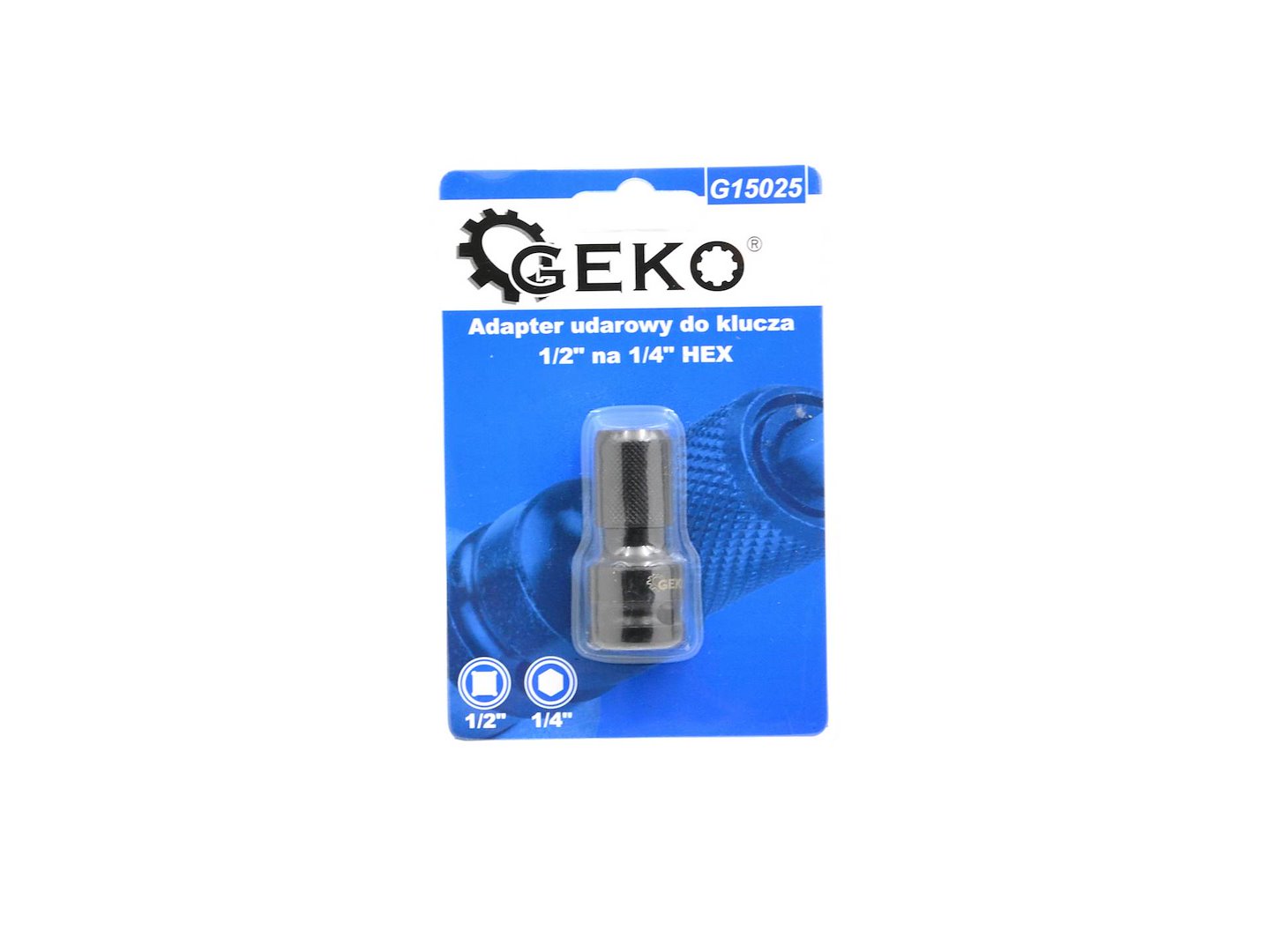 Hameradapter 1/2" naar 1/4" Hex