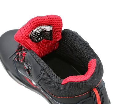 Veiligheidsschoenen model nr. 9 zwart nubuckleer S3 SRC - maat 40