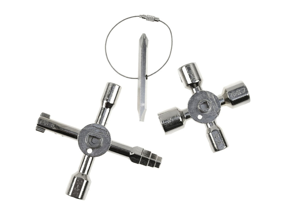 Universele multifunctionele sleutel voor kasten 10-in-1