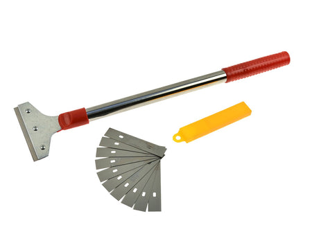 Schraper 48cm voor verf 10 stuks mes