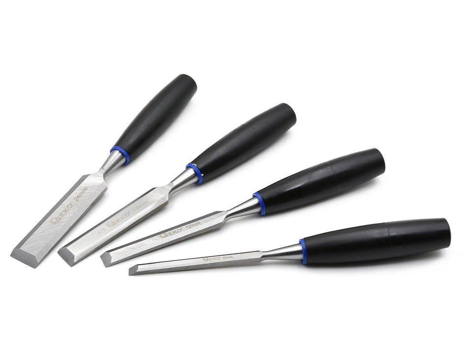Beitelset voor hout 4 stuks 6-24mm