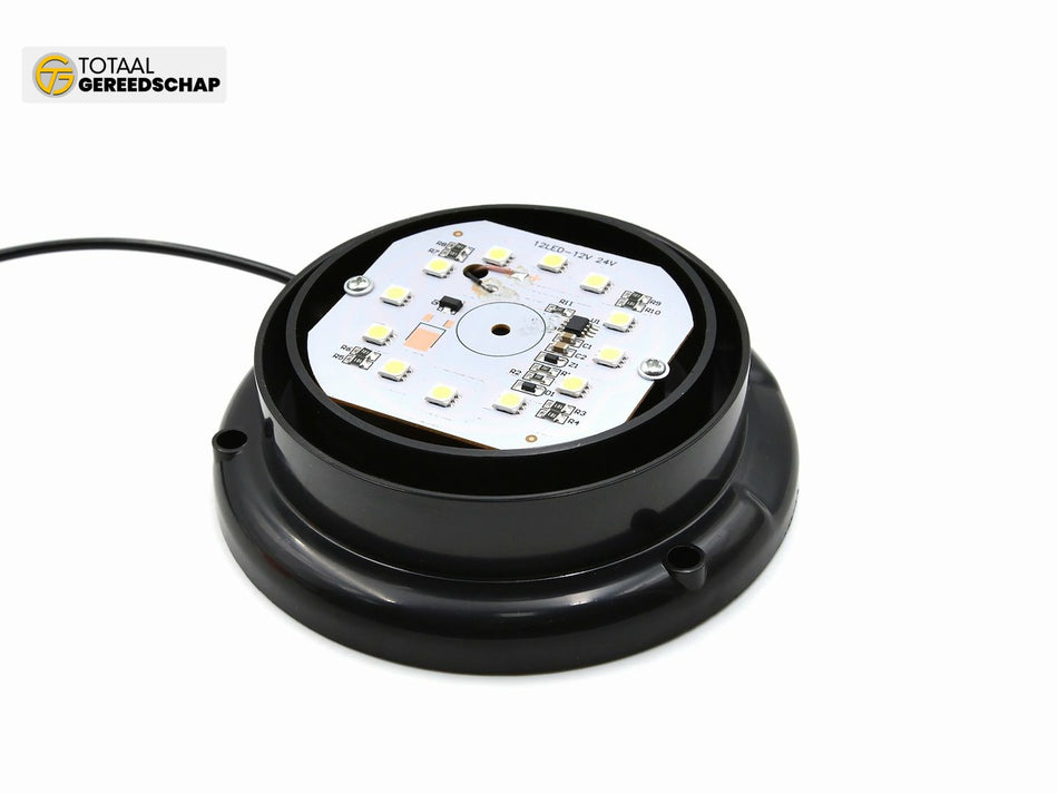 Flashing Magnetic Warning Lamp 12/24V 130x100mm