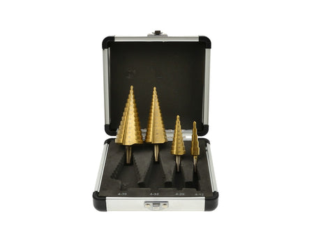 Titanium trapboor conische boren set (4-12,4-20,4-32,4-39)