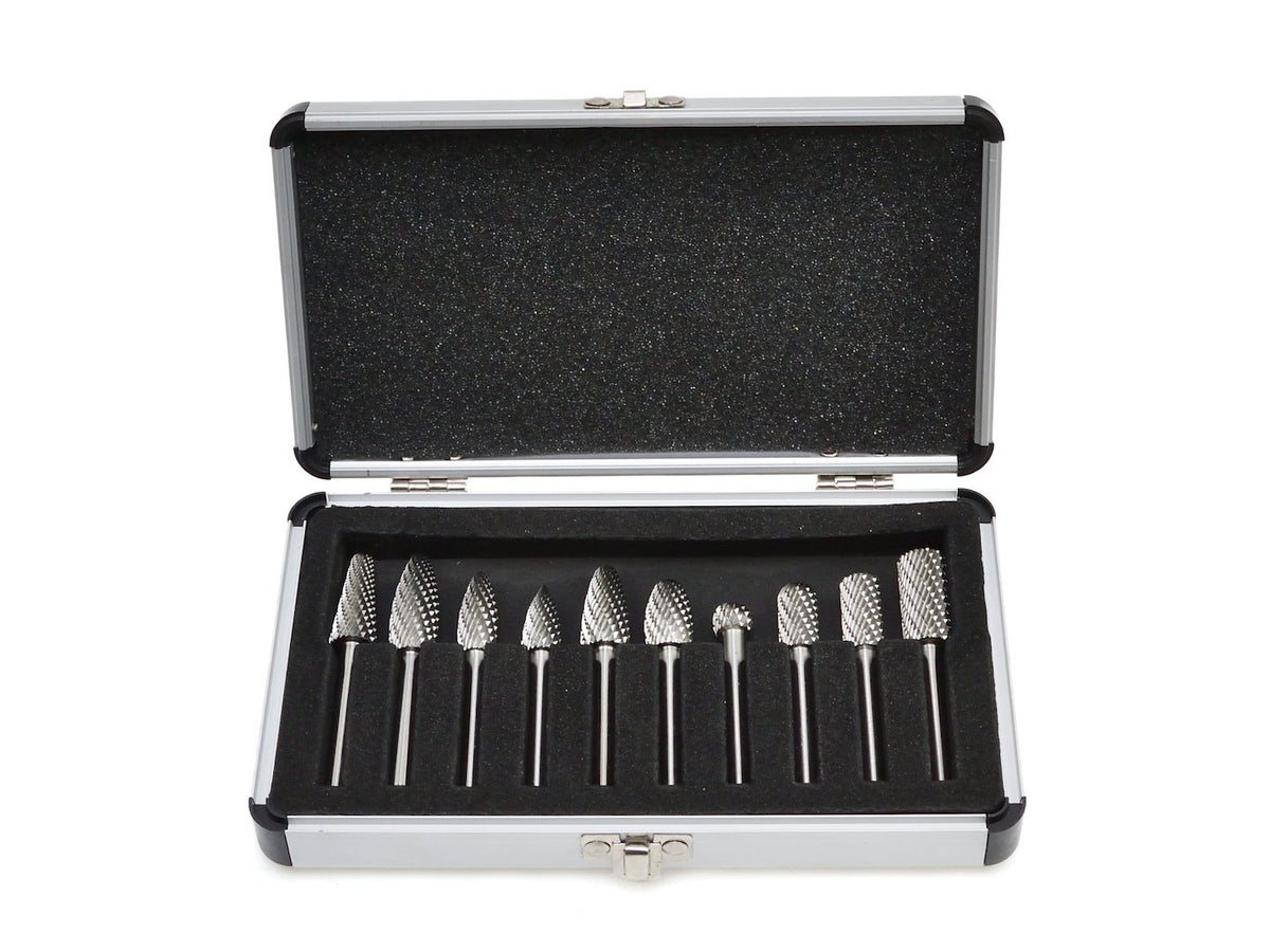 Hardmetalen snijder set 10 stuks