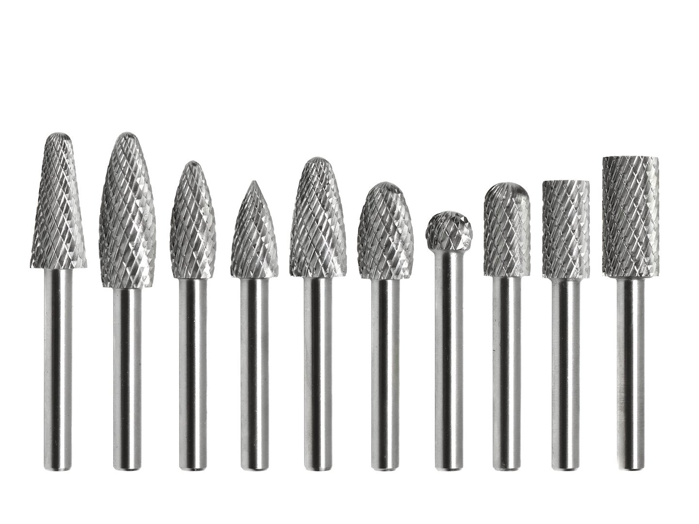 Hardmetalen snijder set 10 stuks