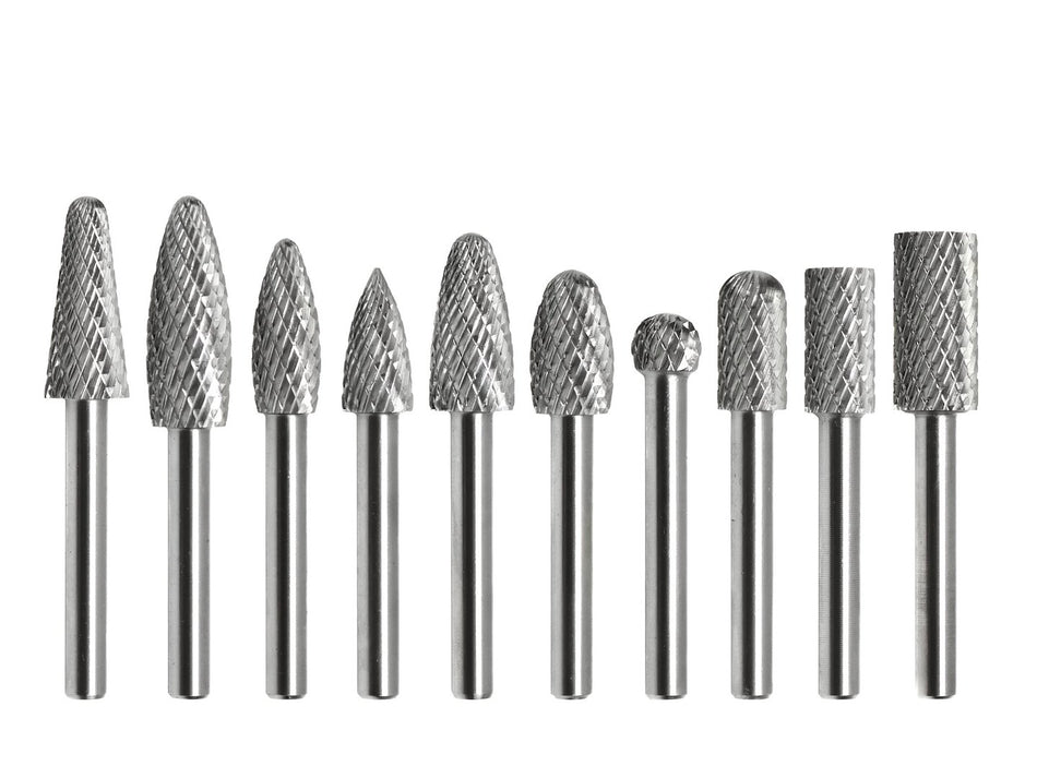 Hardmetalen snijder set 10 stuks