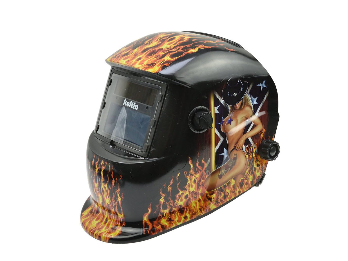 Lashelm met automatische dimfunctie Flame
