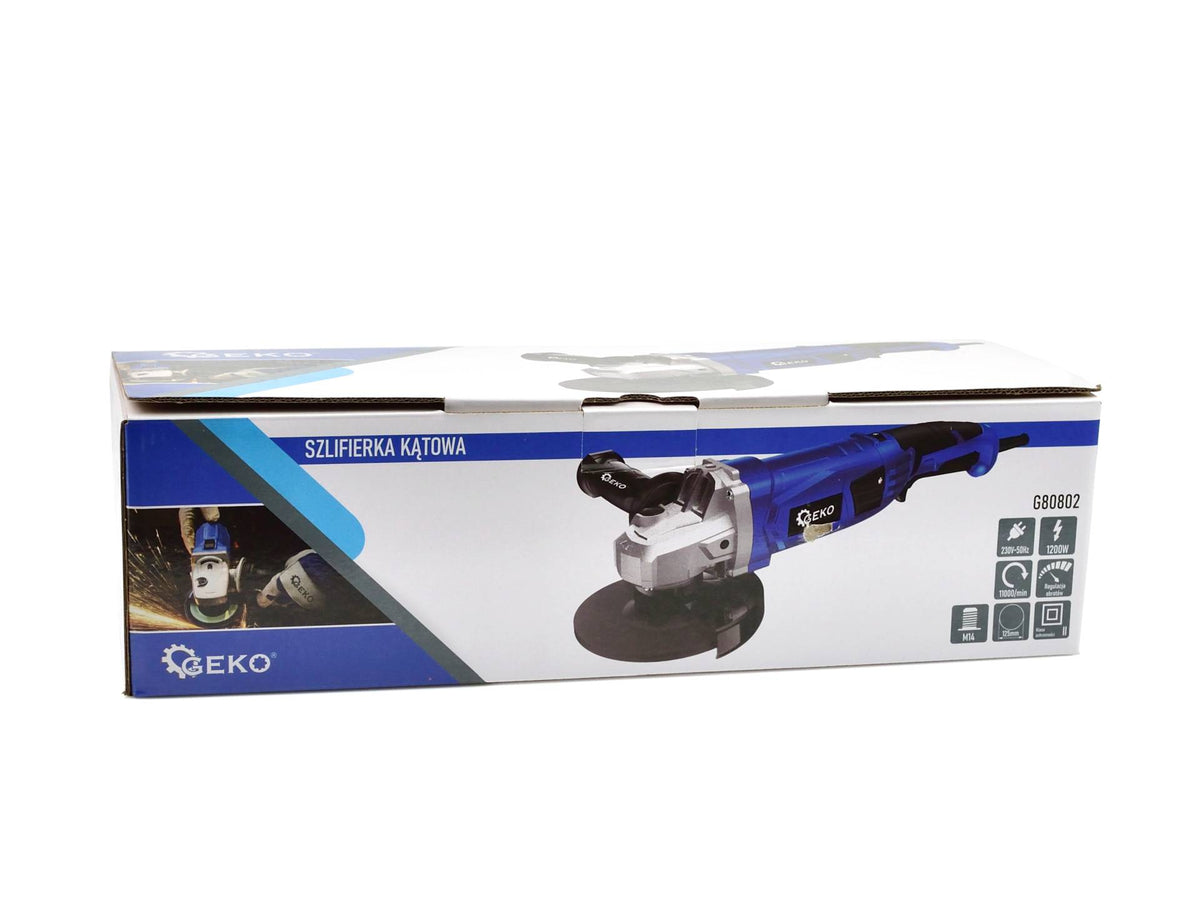Haakse slijper 125mm 1200W met vermogensregeling