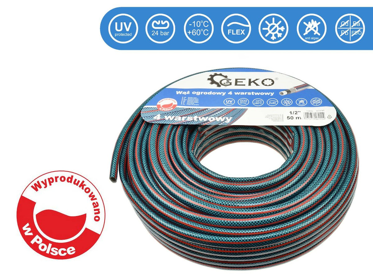Tuinslang 4-lagen 1/2" 50m GEKO