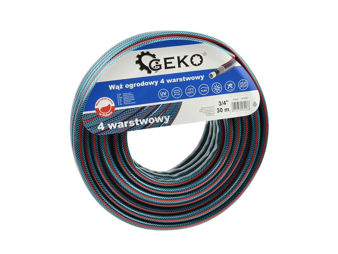 Tuinslang 4-lagen 3/4" 30m GEKO