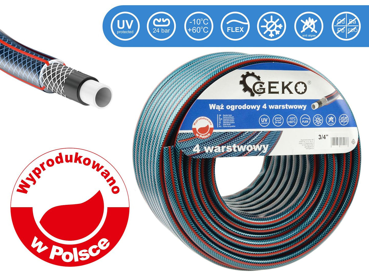 Tuinslang 4-lagen 3/4" 50m GEKO