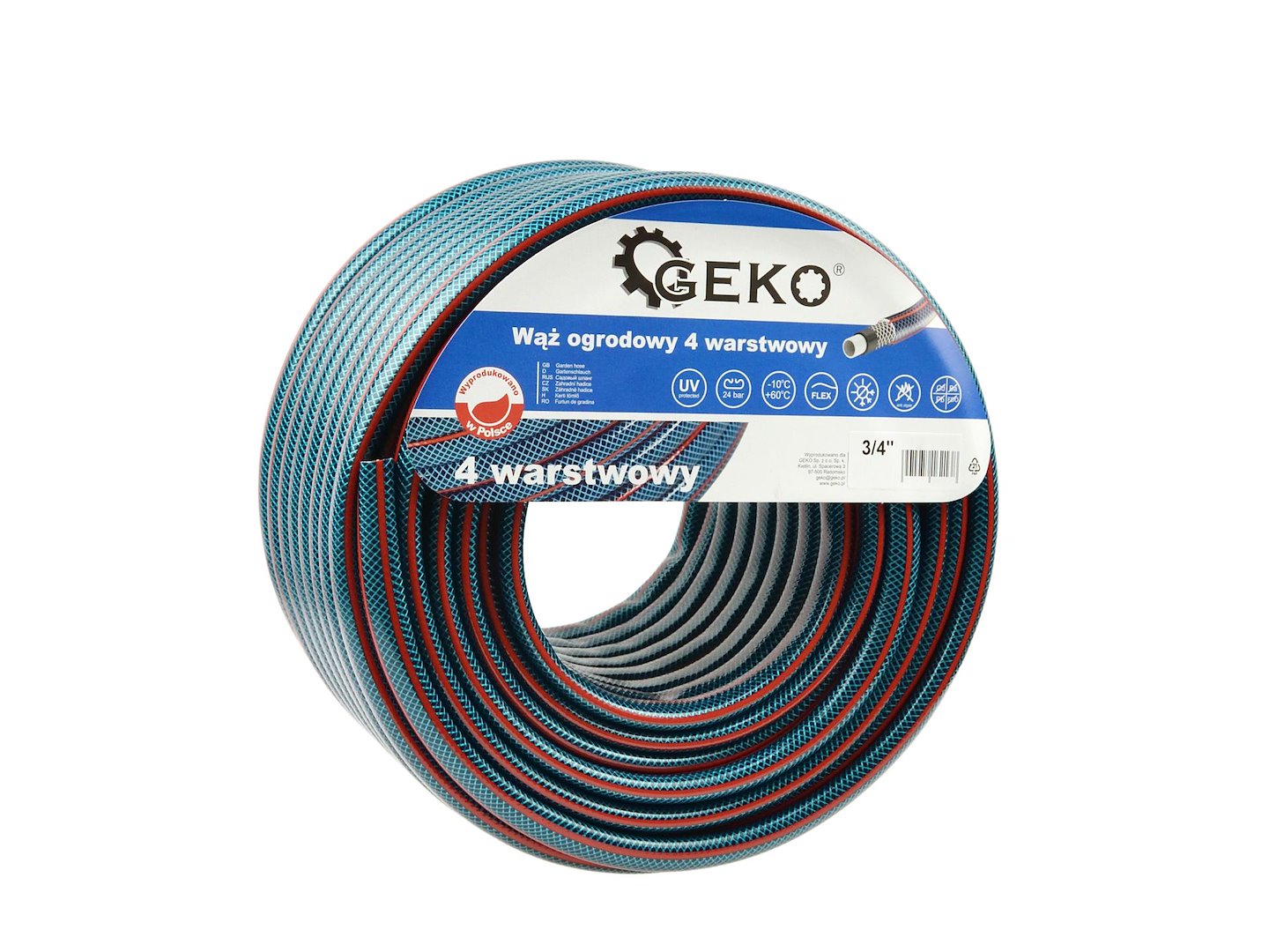 Tuinslang 4-lagen 3/4" 50m GEKO