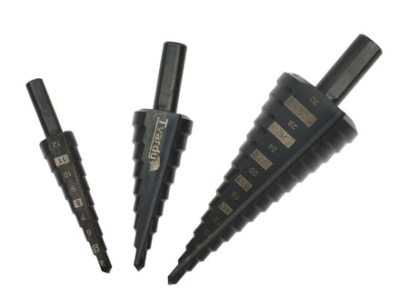Set trappenboren HSS M2 (4-12,4-20,4-32mm)