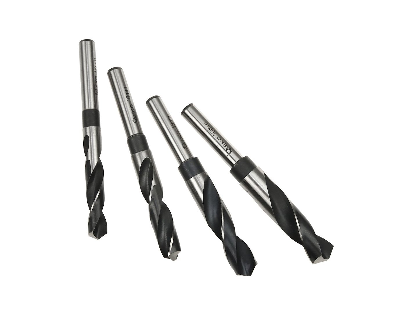 4 stuks 14-20mm Schacht HSS spiraalboorset