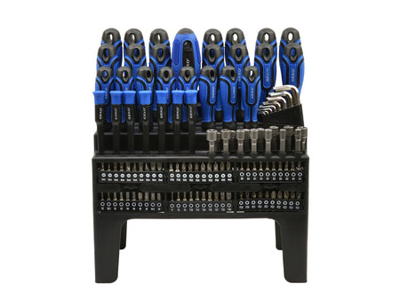 Set schroevendraaiers en bits 122 stuks