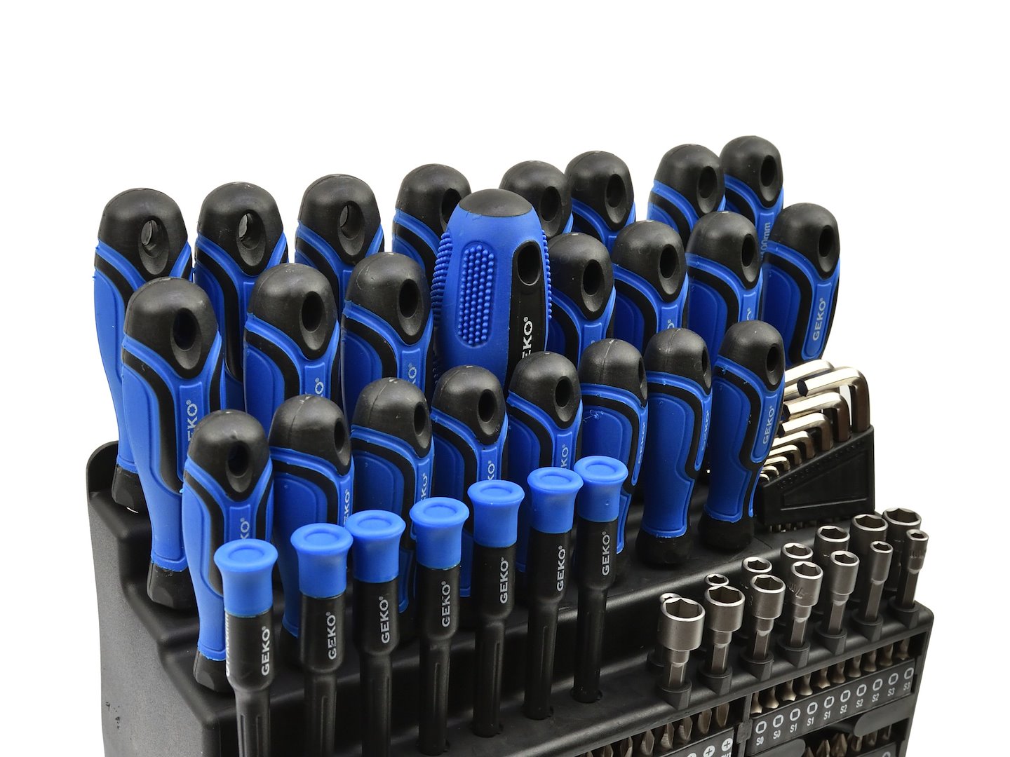 Set schroevendraaiers en bits 122 stuks