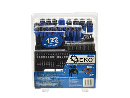 Set schroevendraaiers en bits 122 stuks