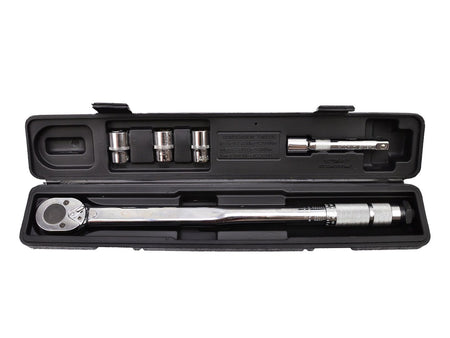 Momentsleutel 1/2" 28-210Nm + doppen + hefboom