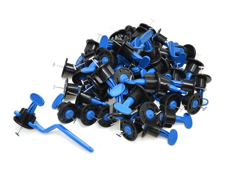 Set nivelleerders 50 stuks + sleutels 2 stuks