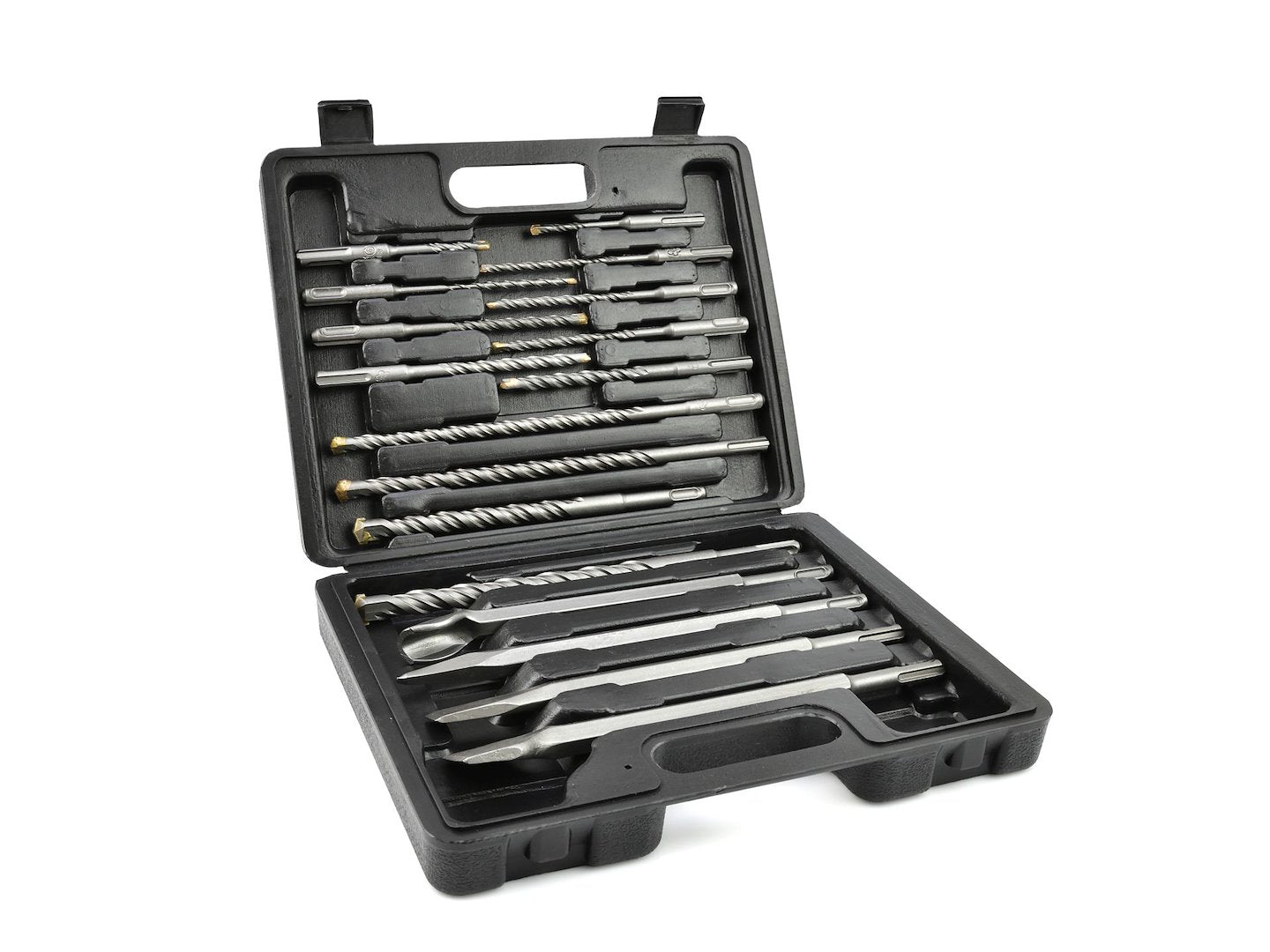 GEKO SDS Plus schacht boor- en beitelset 17 stuks