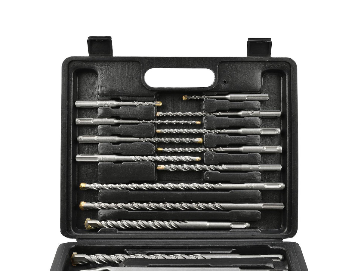 GEKO SDS Plus schacht boor- en beitelset 17 stuks