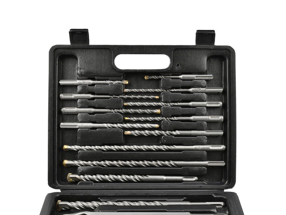 GEKO SDS Plus schacht boor- en beitelset 17 stuks