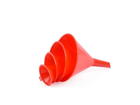 4 stuks plastic trechter 52 76 100 120 mm