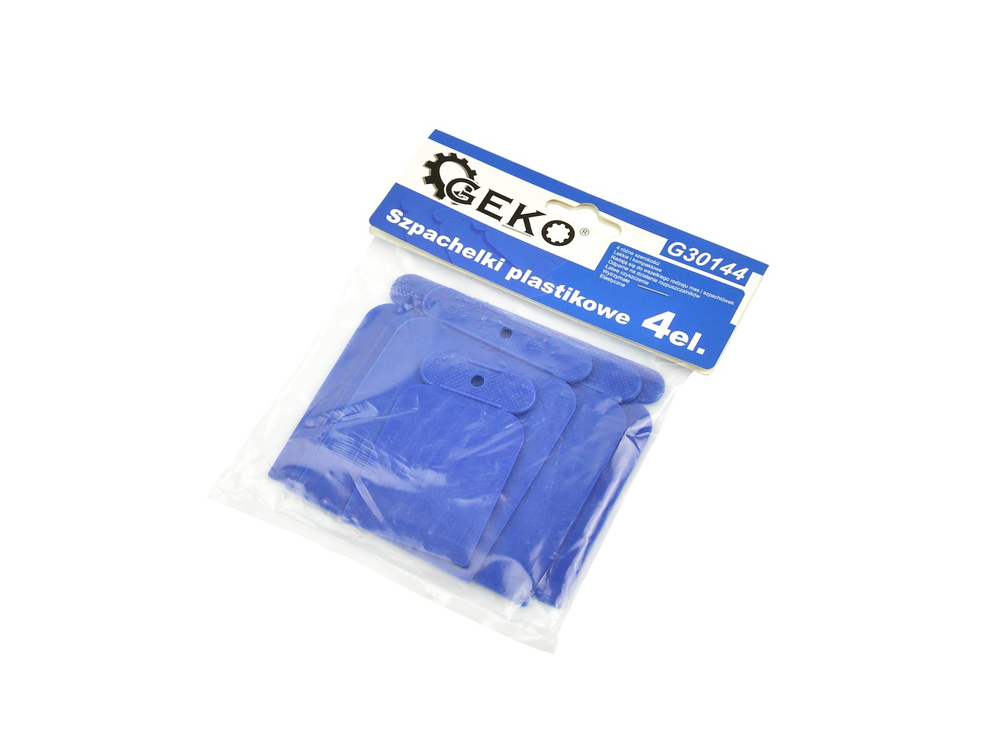 Set van 4 plastic schrapers