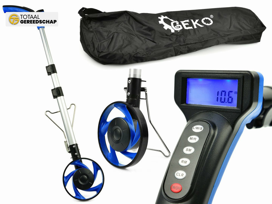 LCD Digital Distance Measuring Meter Wheel 0.1-10,000m