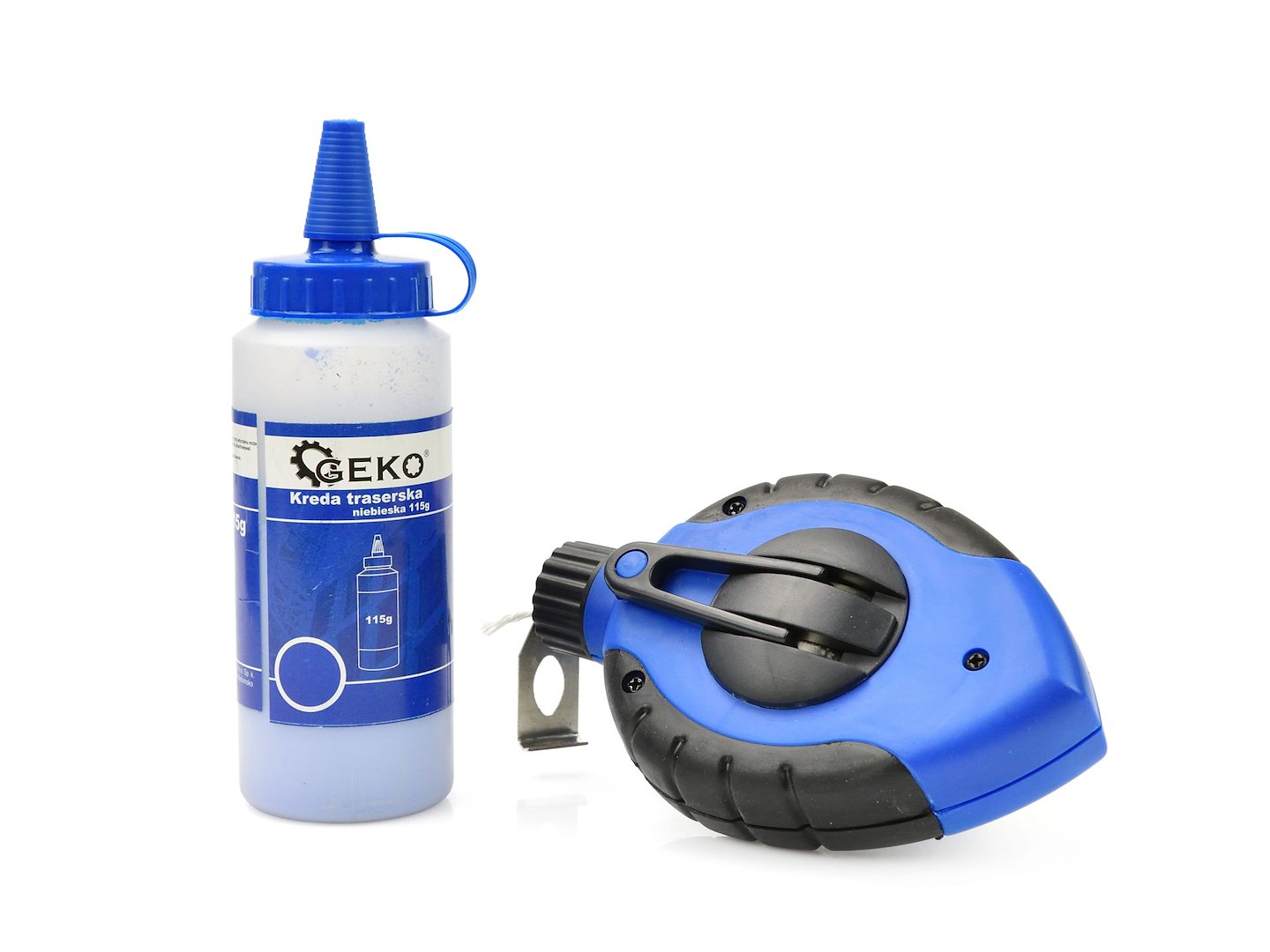Krijt 115g blauw + 30m lijn