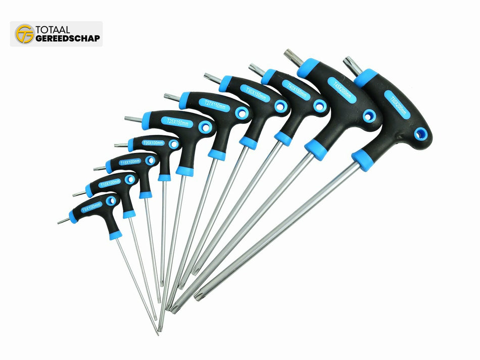 T type 10pcs set of screwdrivers Torx T9-T50