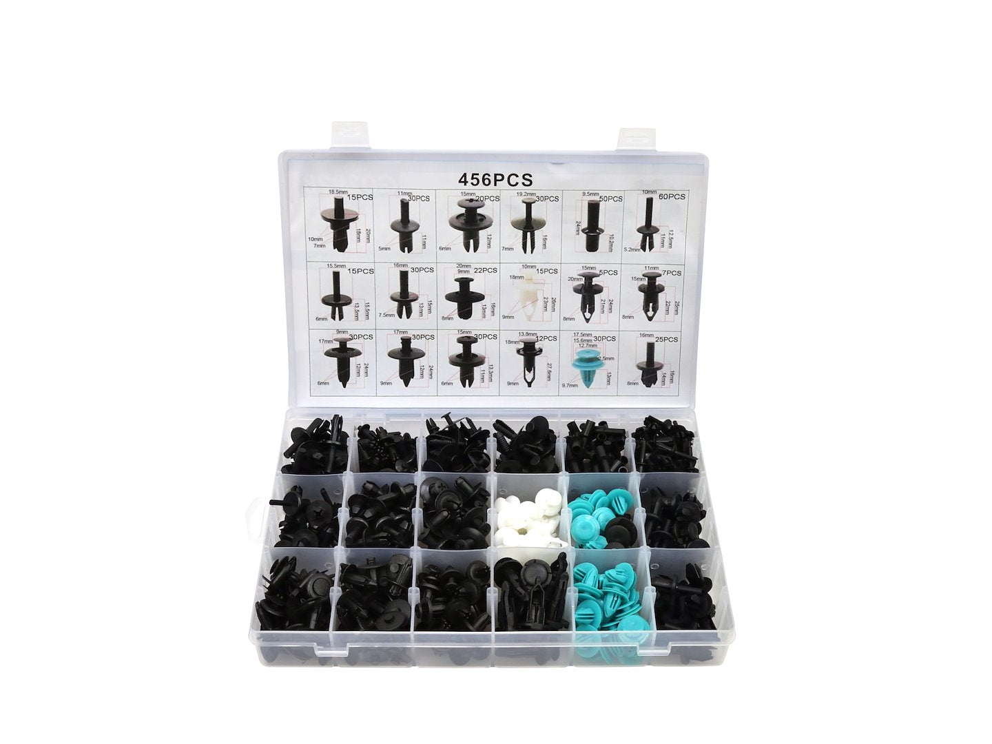 456-delige set panel- en bekledingsassortiment