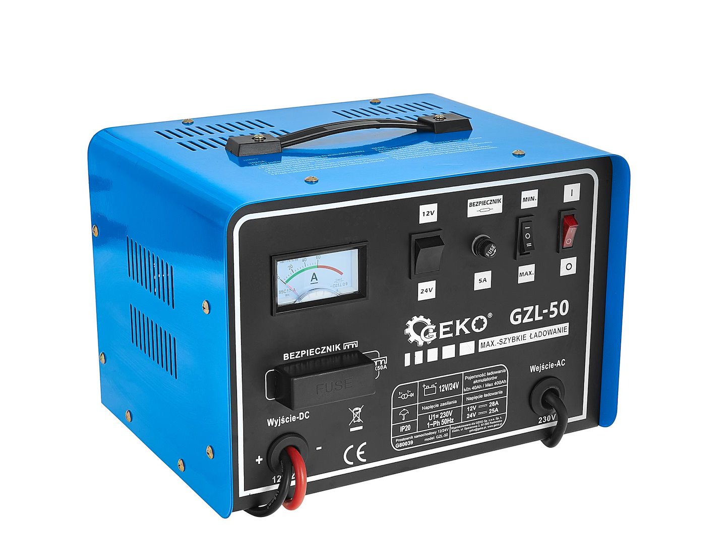Acculader 12/24V GZL-50