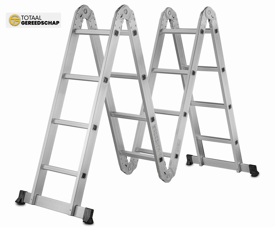 Multipuropose ladder 4,7m +  2pcs iron plates