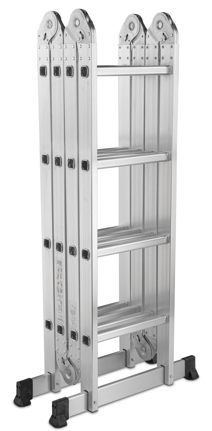 multifunctionele ladder 4,7m + 2 stalen platen