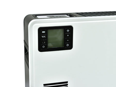 convectorkachel met afstandsbediening en LCD-display